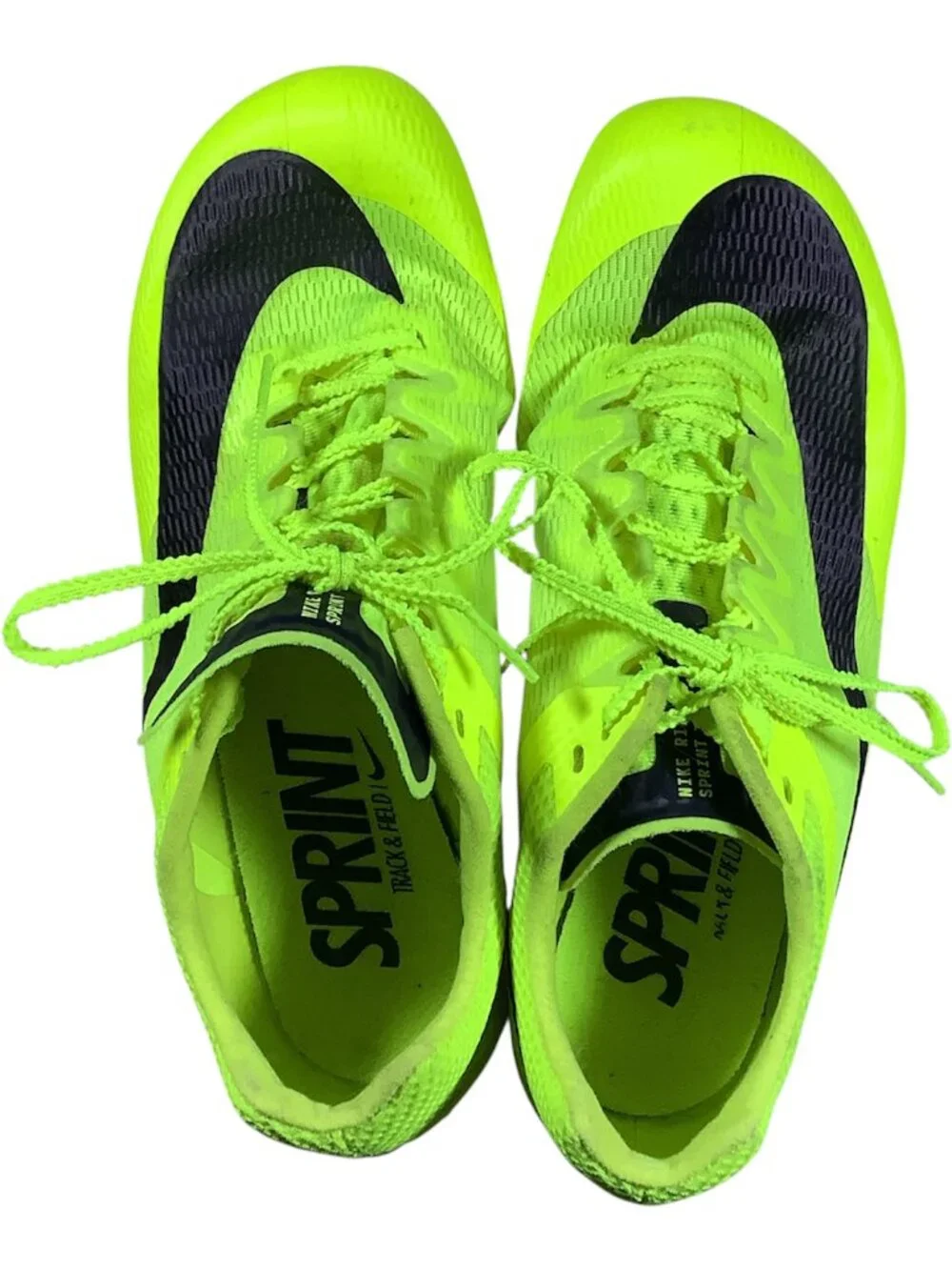 Nike Rival Sprint Mint Foam Track Spikes Men’s 7 Women’s 8.5 Excellent